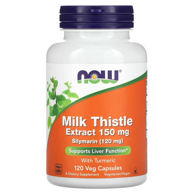 Силімарин, екстракт розторопші Milk Thistle Extract with Turmeric 150 мг 120 вег.кап.