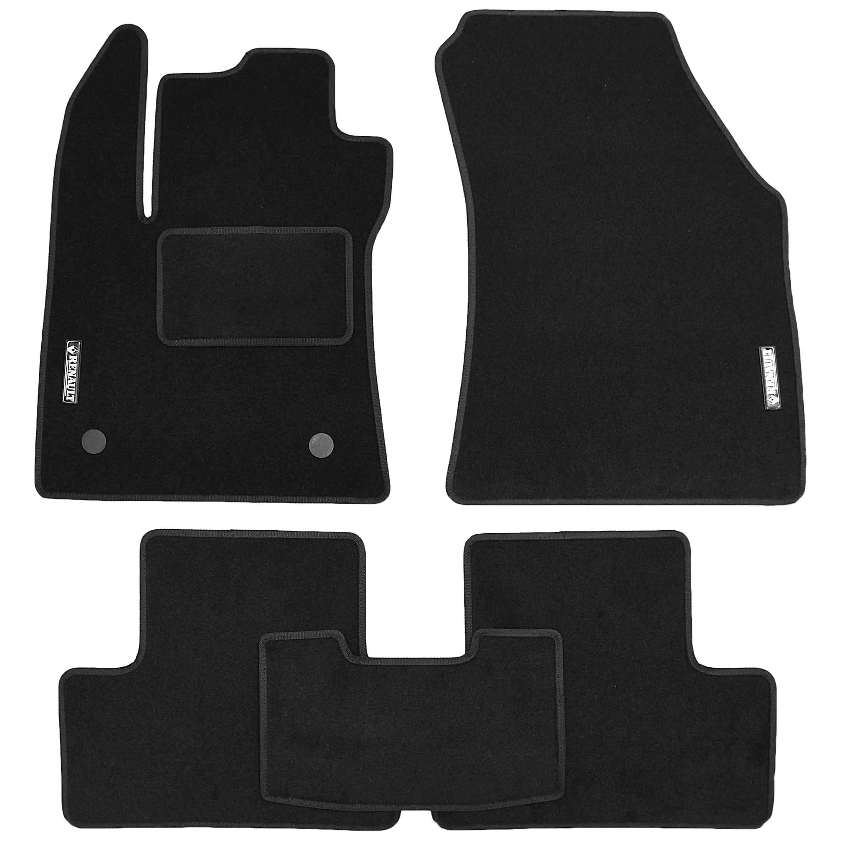 Коврики в салон для Renault Megane 4 '16- универсал текстильные Черный