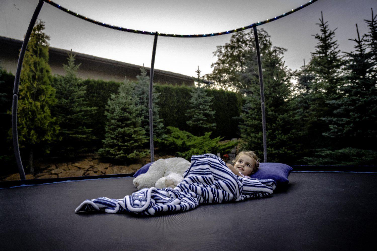 Батут Thunder OUTSIDE PRO с наружной сеткой 8 футов 244 см Черно-розовый (411146) - фото 9 Батут Thunder OUTSIDE PRO с наружной сеткой 8 футов 244 см Черно-розовый (411146) - фото 9