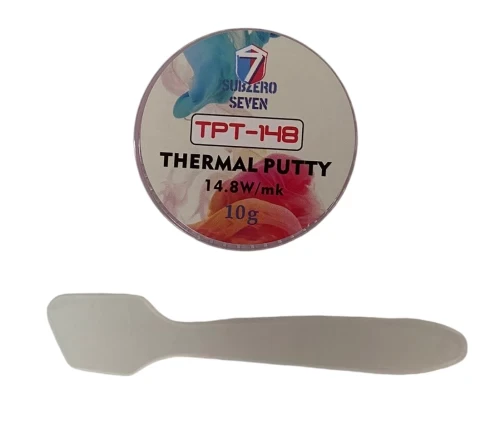 Термопрокладка жидкая Subzero Seven 14,8 Вт/мК, 10 г со шпателем (S-TPT-14-10S)