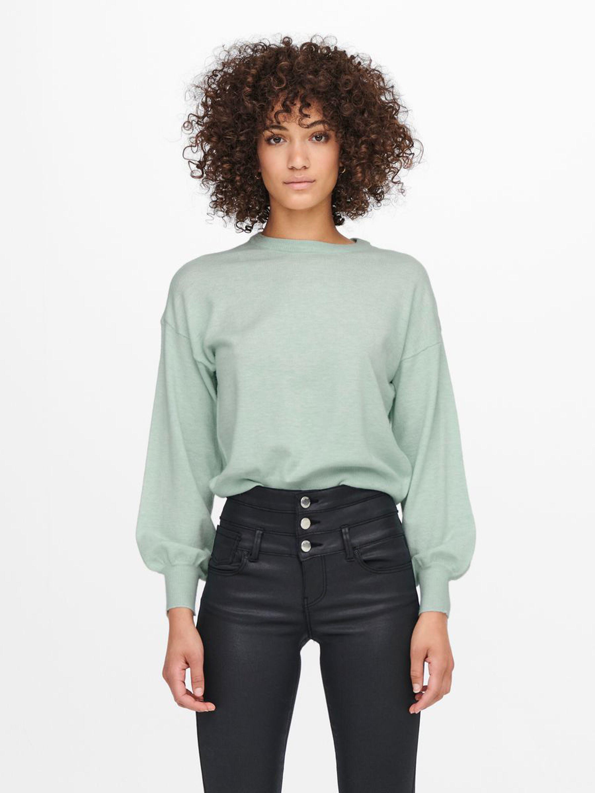 Джемпер женский Only 15253248 M Зеленый