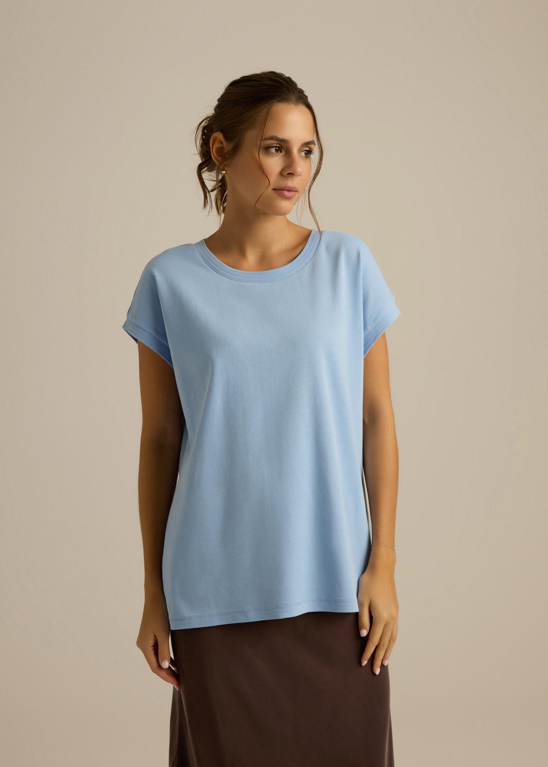 Футболка женская Diverse KAPELISA XS Голубой (5905384130273)