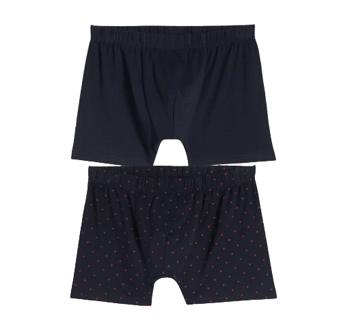 Набор трусов боксеры мужские C&A XL 2 шт. Черный/Темно-синий (24565786)