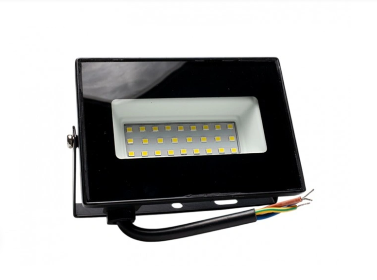 Прожектор світлодіодний вуличний 30W 2400Lm 6500K алюмінієвий IP65 Чорний (THE-Light TL 4132)