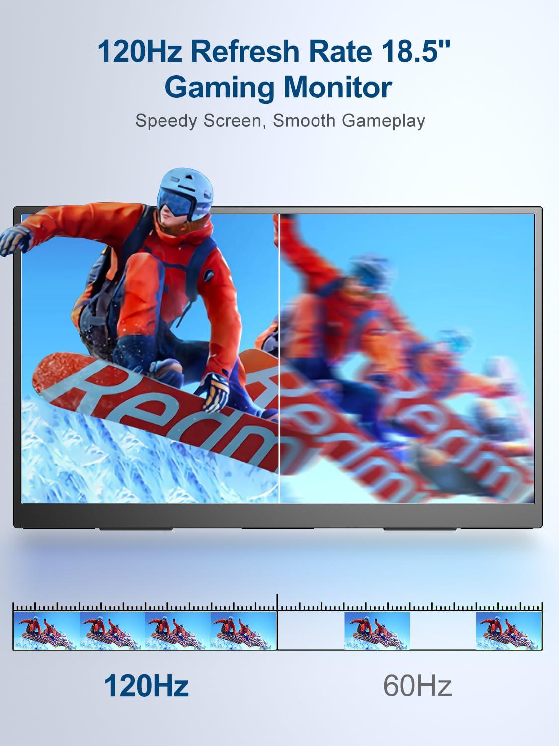 Монітор портативний UPERFECT 18,5" 1080P IPS 120 Hz HDR/Type-C/HDMI (002) - фото 3 Монітор портативний UPERFECT 18,5" 1080P IPS 120 Hz HDR/Type-C/HDMI (002) - фото 3