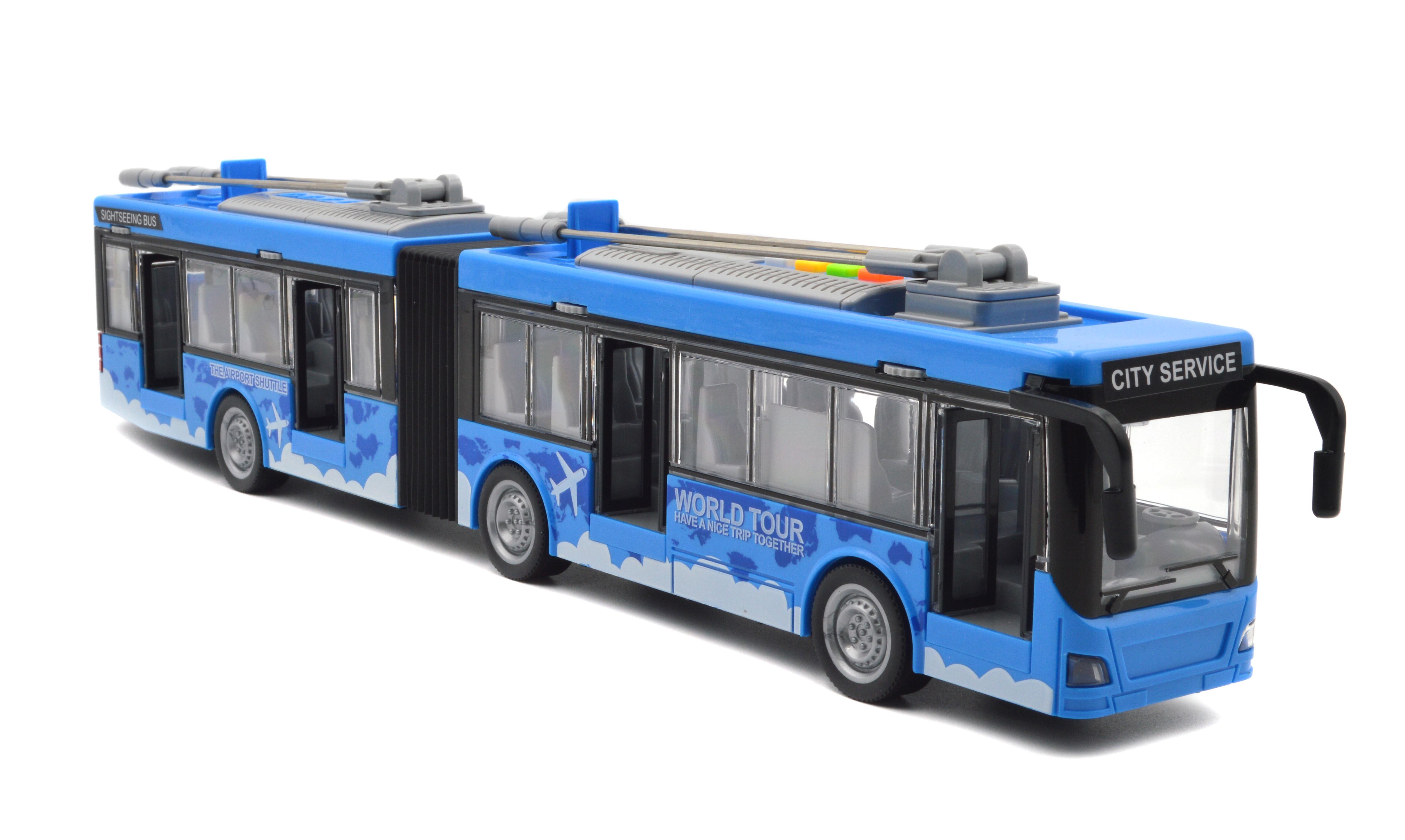 Тролейбус WY915B масштаб 1:16 звук/світло/відчиняються двері (30358507) - фото 6