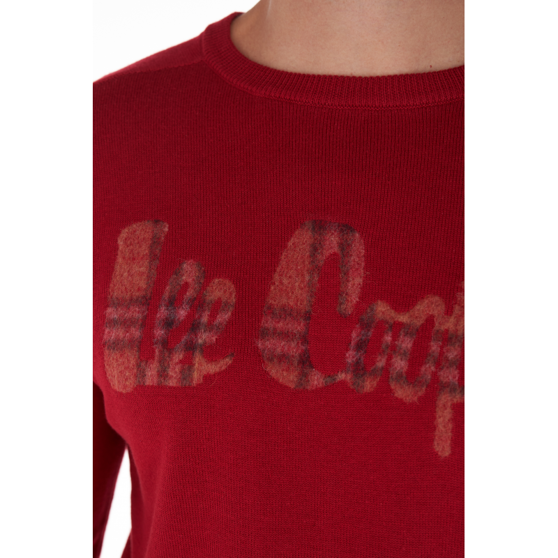 Светр чоловічий Lee cooper 10495522 L Червоний - фото 4