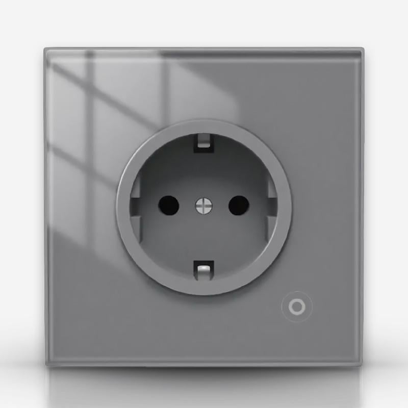 Розетка с энергомониторингом Wi-Fi Moes Серый (WH00546)