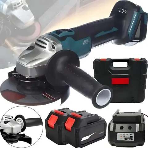 Болгарка LITHIUM POWER компактная аккумуляторная в кейсе 2 аккумулятора 24V - фото 4 Болгарка LITHIUM POWER компактная аккумуляторная в кейсе 2 аккумулятора 24V - фото 4