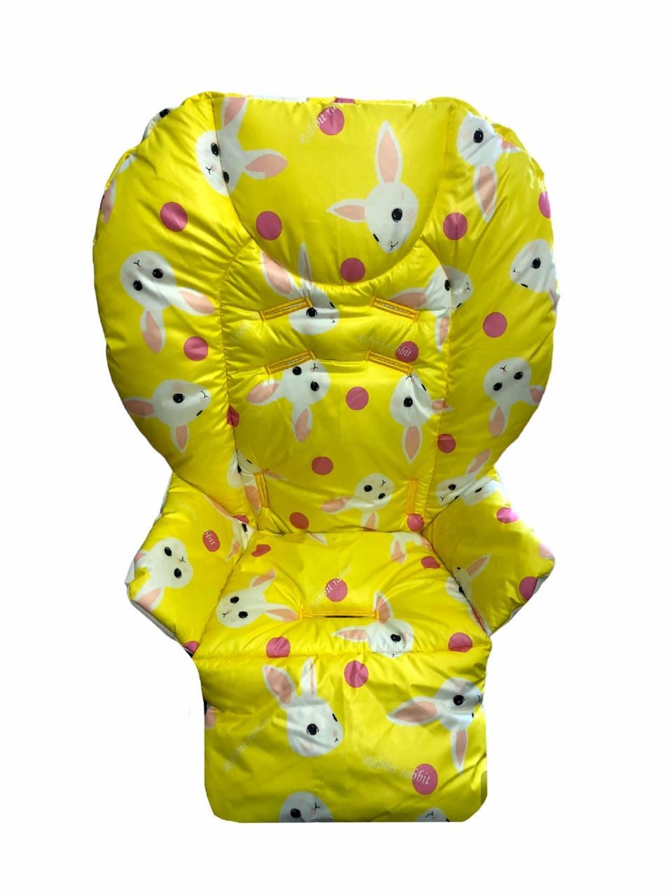 Чохол на стільчик для годування Chicco Polly 2в1 Зайці плащівка Жовий
