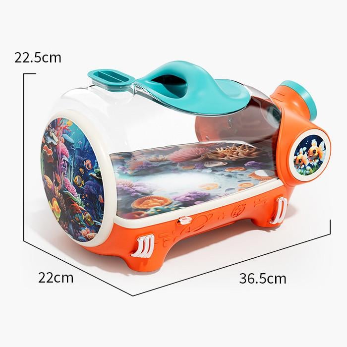 Акваріум для рибок настільний з компресором/підсвічуванням та аксесуарами акумуляторний (2446044317) - фото 9 Акваріум для рибок настільний з компресором/підсвічуванням та аксесуарами акумуляторний (2446044317) - фото 9