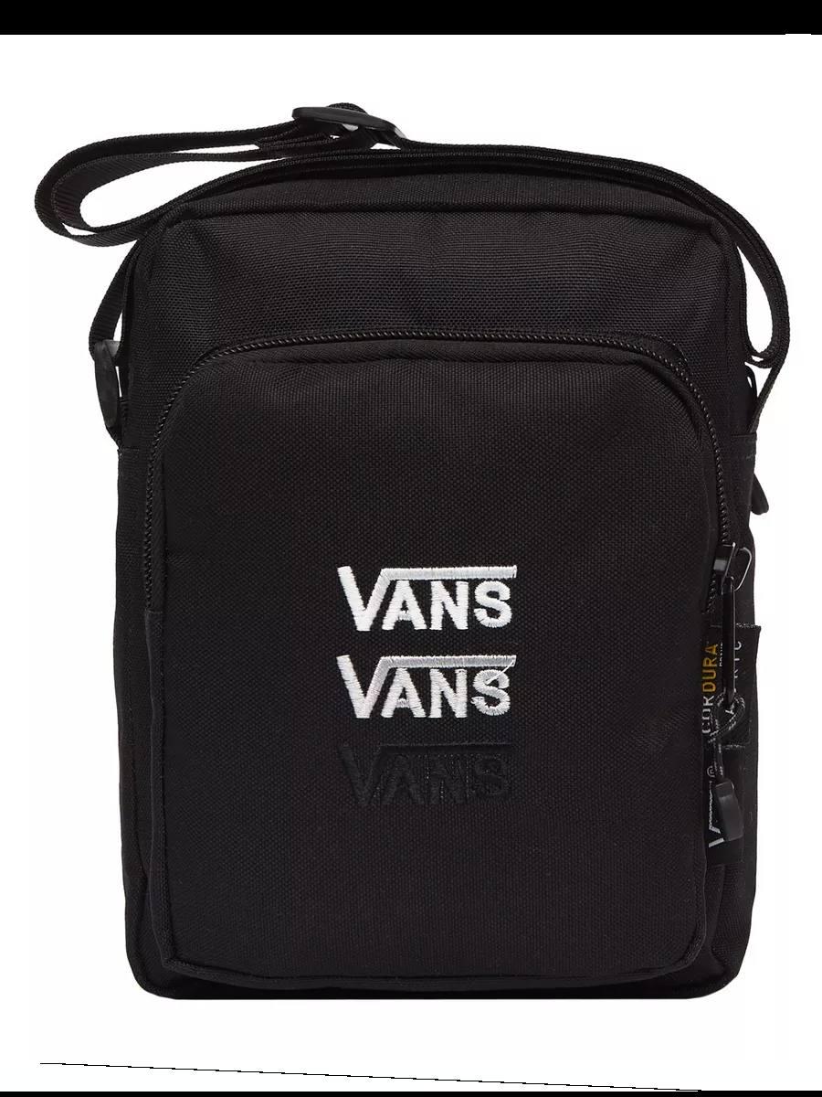 Чоловіча сумка-месенджер через плече Vans Чорний (VANS-006-BLK)