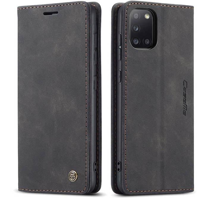Чехол книжка с магнитом CaseMe на Samsung Galaxy A31 A315 Black (15543-2B) Чехол книжка с магнитом CaseMe на Samsung Galaxy A31 A315 Black (15543-2B)