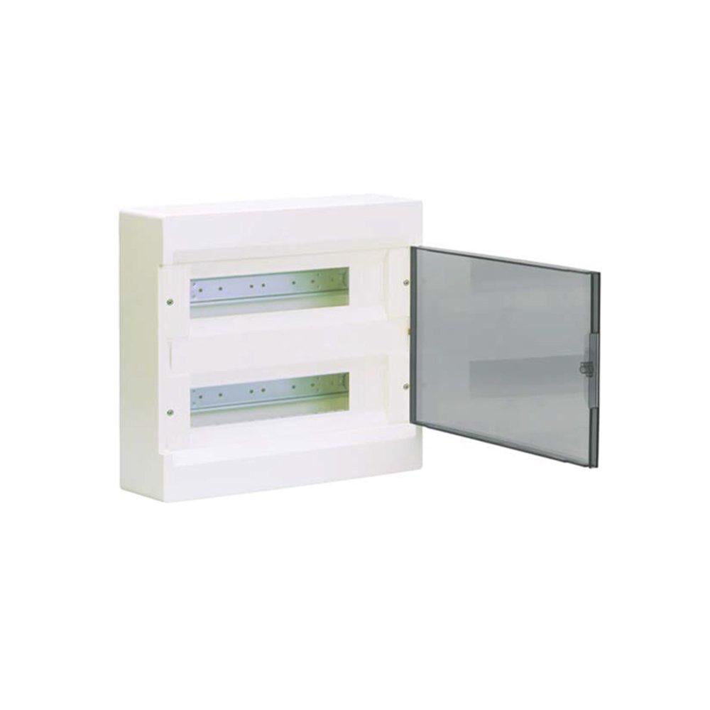 Щит накладний Hager COSMOS з прозорими дверцятами 24/2х12 модулі (28176937)