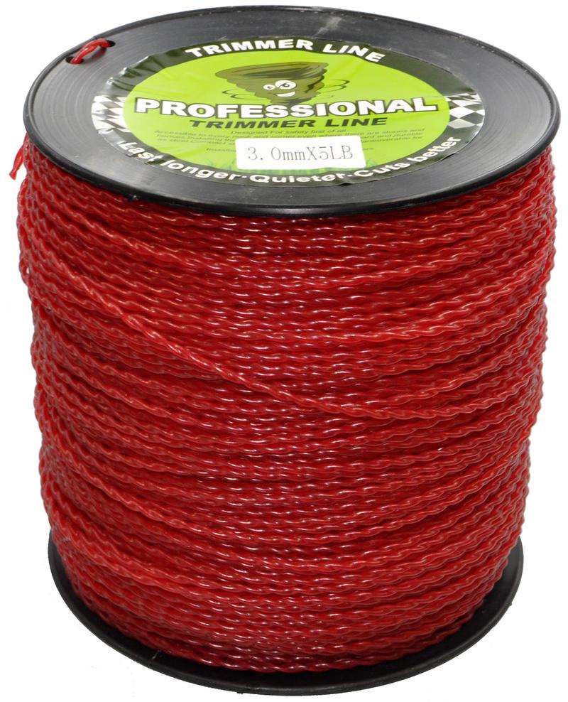 Леска косильная для триммера 3 мм спираль 5 LB 370 м