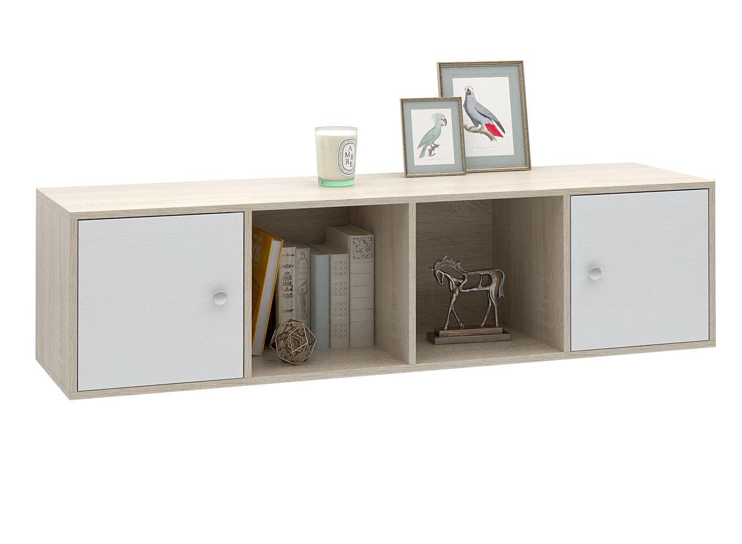 Полка настенная Прайм-41-1 Дуб сонома/Белый (111762101)