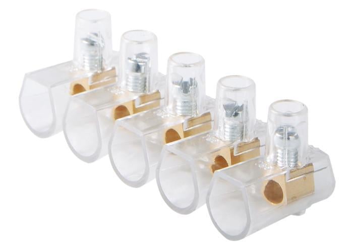 Клемник кінцевий АСКО-УКРЕМ 5х4 мм Білий (28679108) Клемник кінцевий АСКО-УКРЕМ 5х4 мм Білий (28679108)