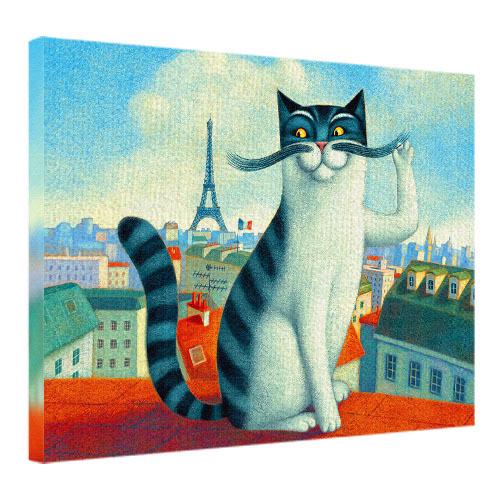 Картина на холсте Кот с усами 45х65 см (H4565_ZVR004)