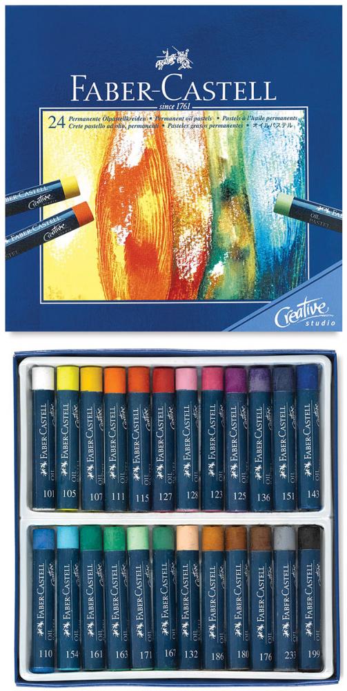 Пастели масляные Faber Castell Goldfaber 24 цв. (127024)