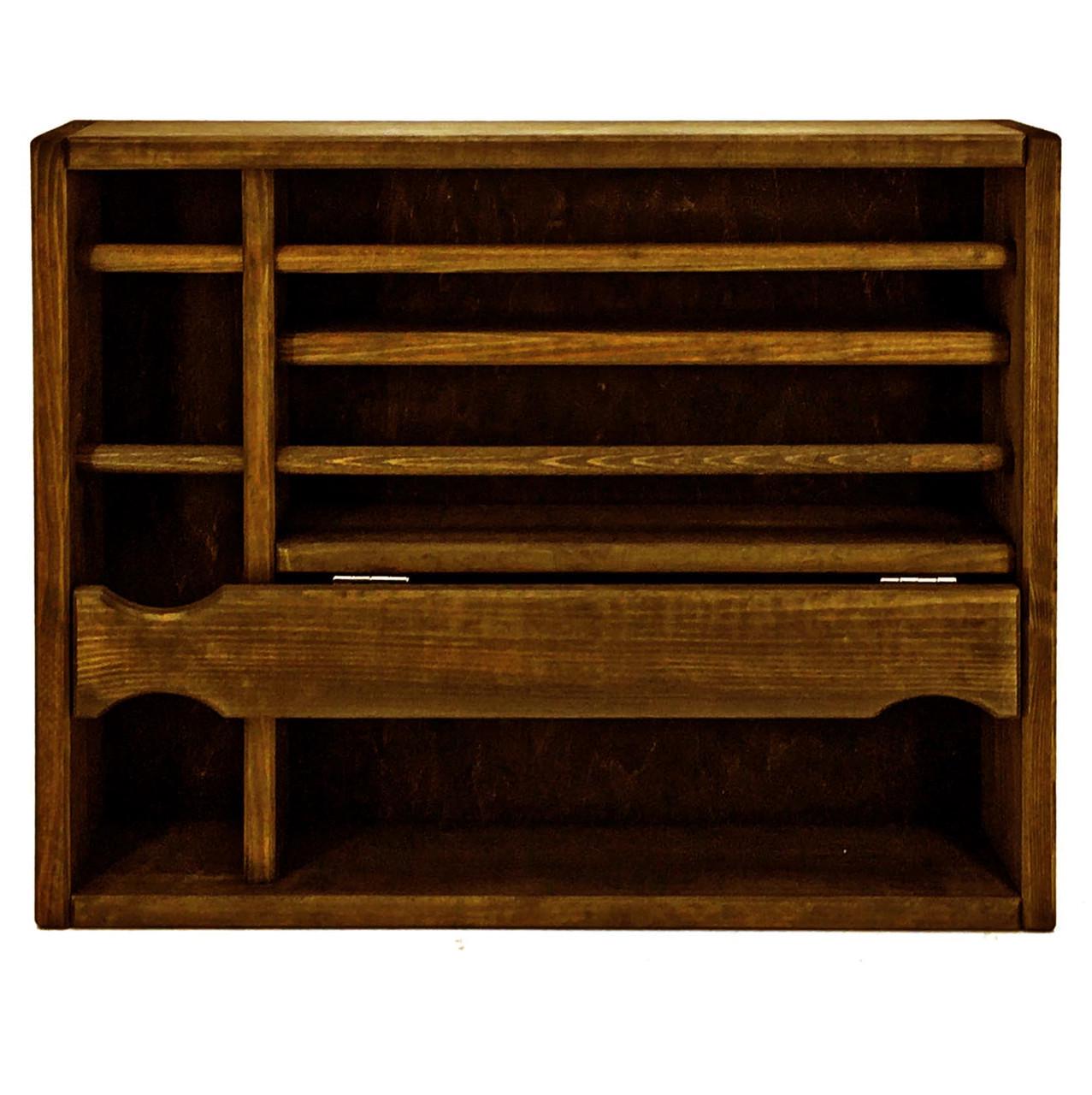 Полка для вина настенная из дерева Нагоя Латте (ПНК-003416)