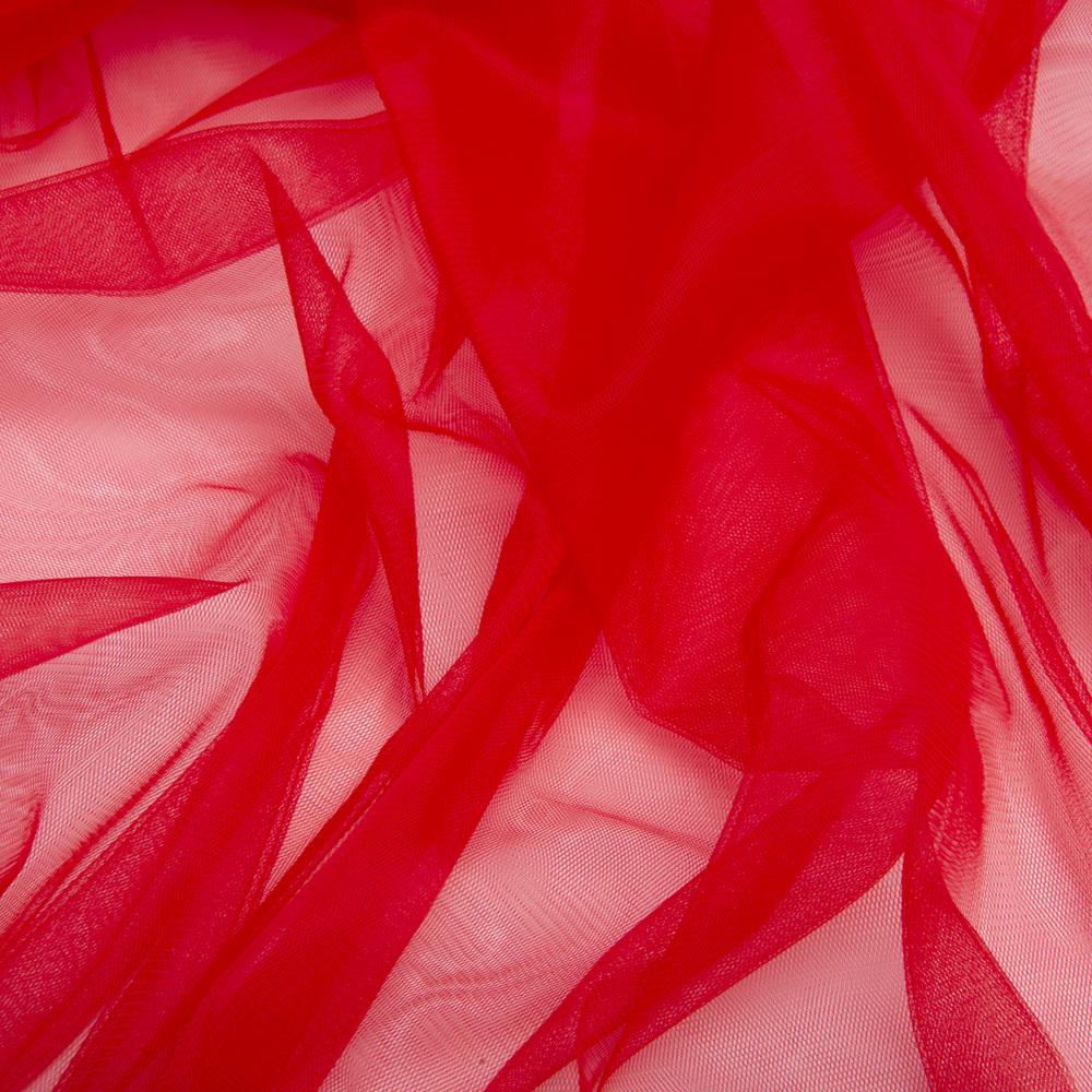 Ткань фатин V-H53 евро 3,0 м Красный (23693) - фото 3 Ткань фатин V-H53 евро 3,0 м Красный (23693) - фото 3