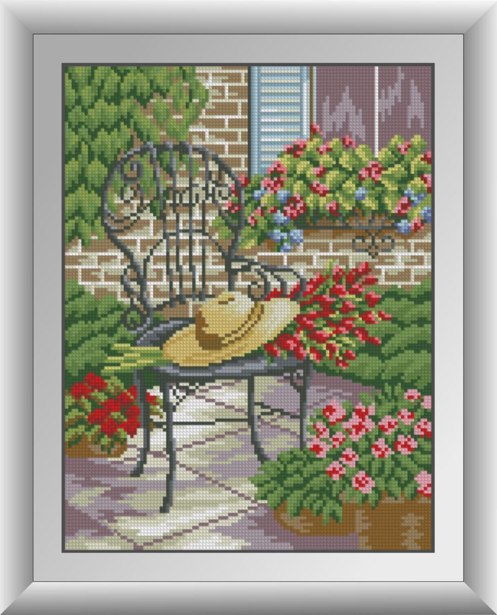 Алмазна мозаїка Dream Art В саду 28x37 см (DA.30582)