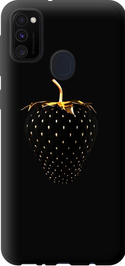 Чехол на Samsung Galaxy M30s 2019 Черная клубника (3585b-1774-42517)