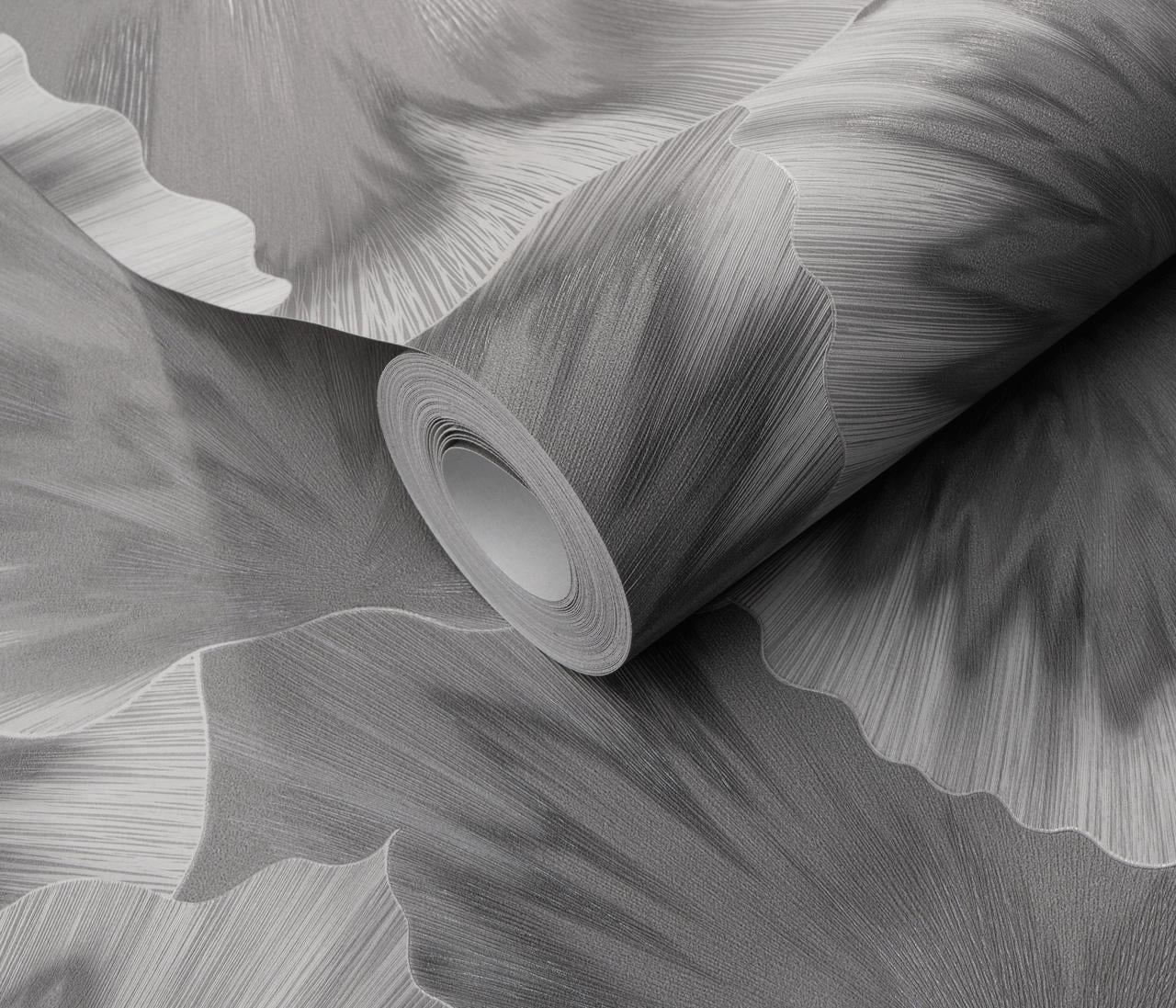 Обои флизелиновые Erismann Spotlight 12198-10 винил горячего тиснения 1,06х10,05 м Серый