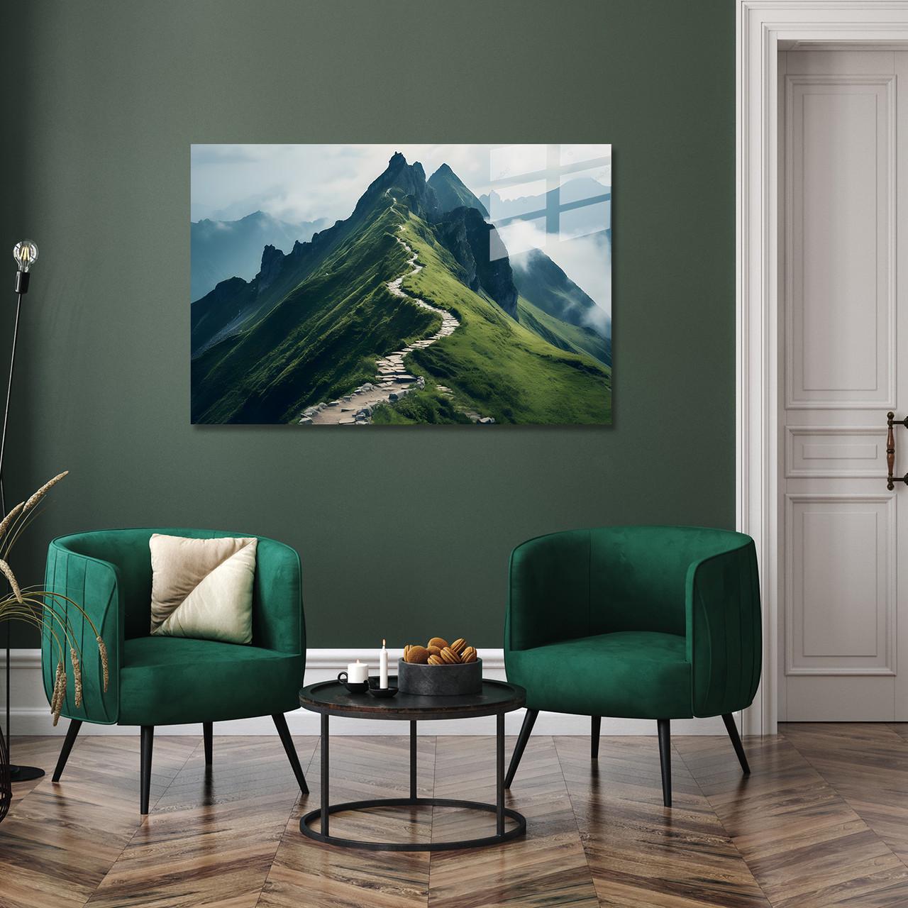 Картина на стекле NovellaPrint Тропа в облаках 90х60 см (402.3) - фото 6