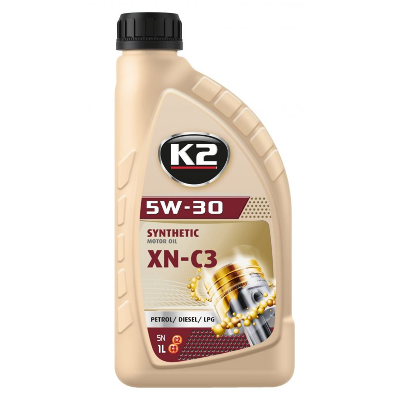 Мастило моторне K2 Synthetic Motor Oil SN XN-C3 5W-30 1 л