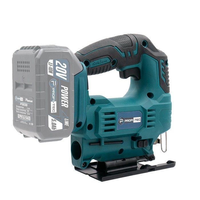 Лобзик аккумуляторный бесщеточный PROFI-TEC PGS2080BL 20V без аккумуляторов и зарядного устройства (005900) - фото 5