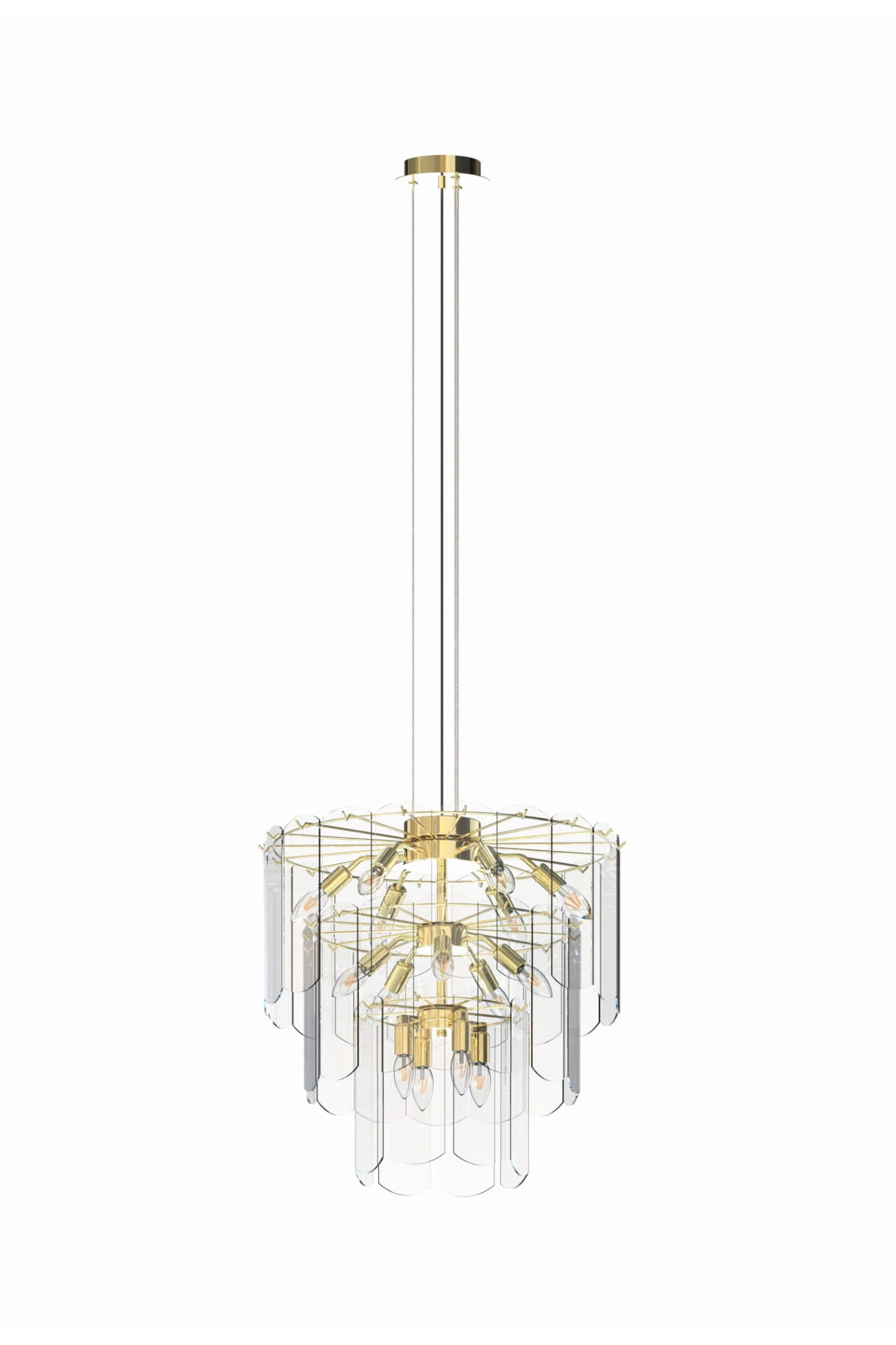 Люстра Zuma Line MD3523-14L-EGN NIRA 14 x E14 max. 40 Вт