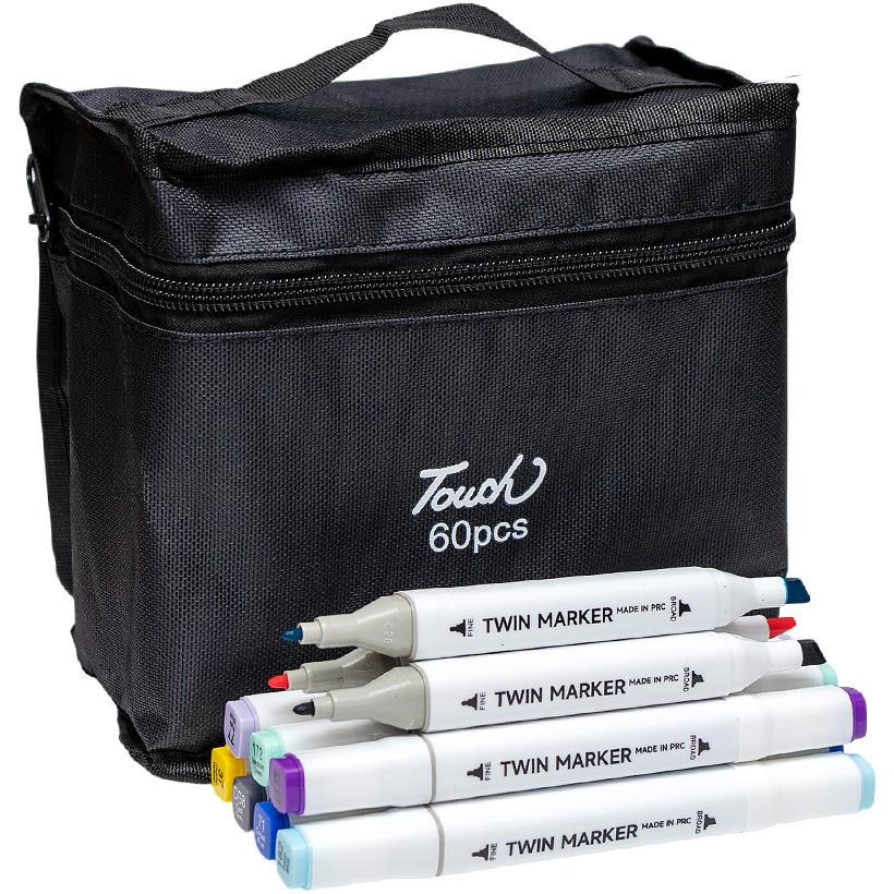 Набір скетч-маркерів 60 кольорів у сумці (31016922)