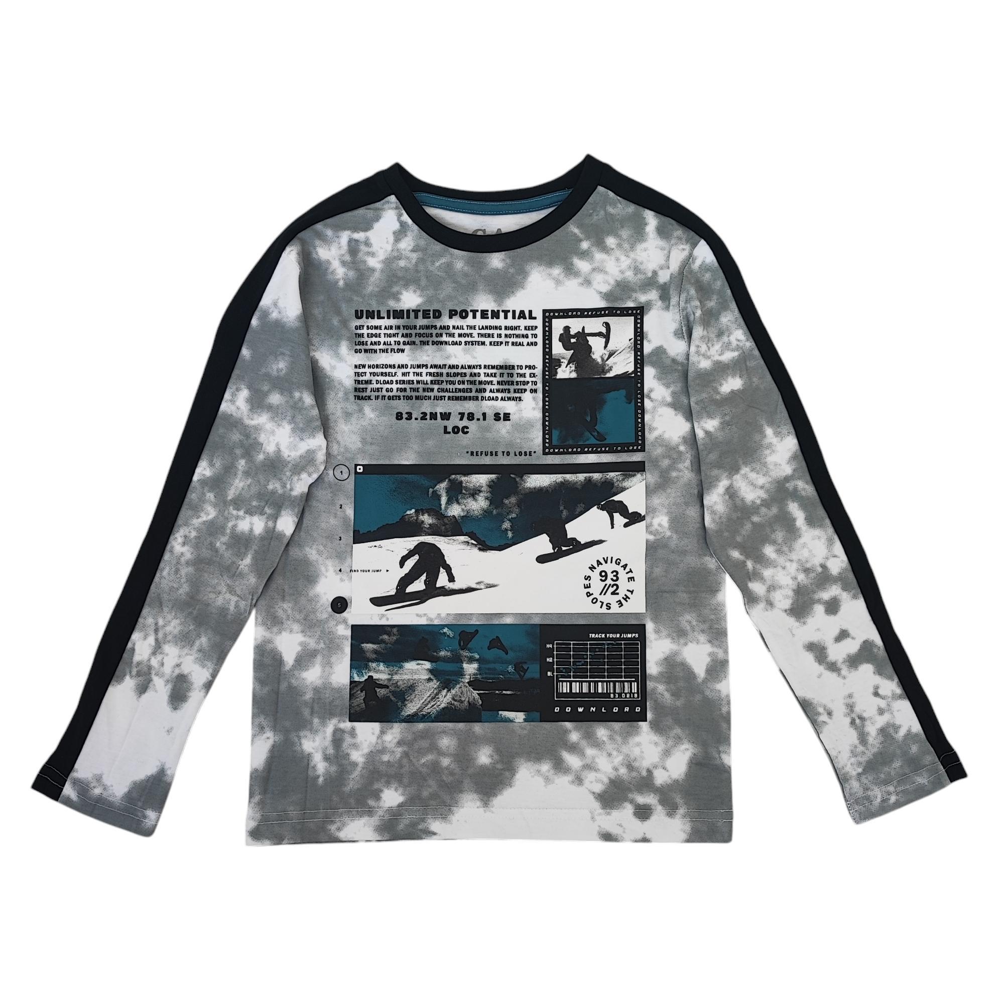 Лонгслів дитячий для хлопчика C&A 122-128 см (250122036)