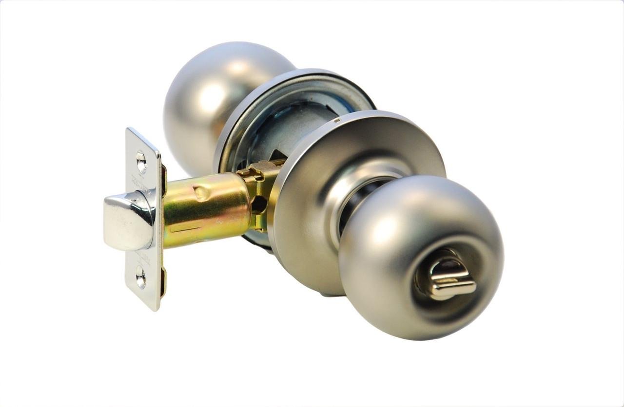 Кноб TESA Bola Ручка з фіксатором WC Хром матовий (3903U0CM) Кноб TESA Bola Ручка з фіксатором WC Хром матовий (3903U0CM)