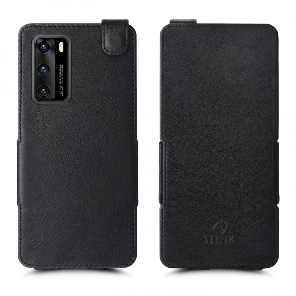 Чехол флип Stenk Prime для Huawei P40 Черный (65278)
