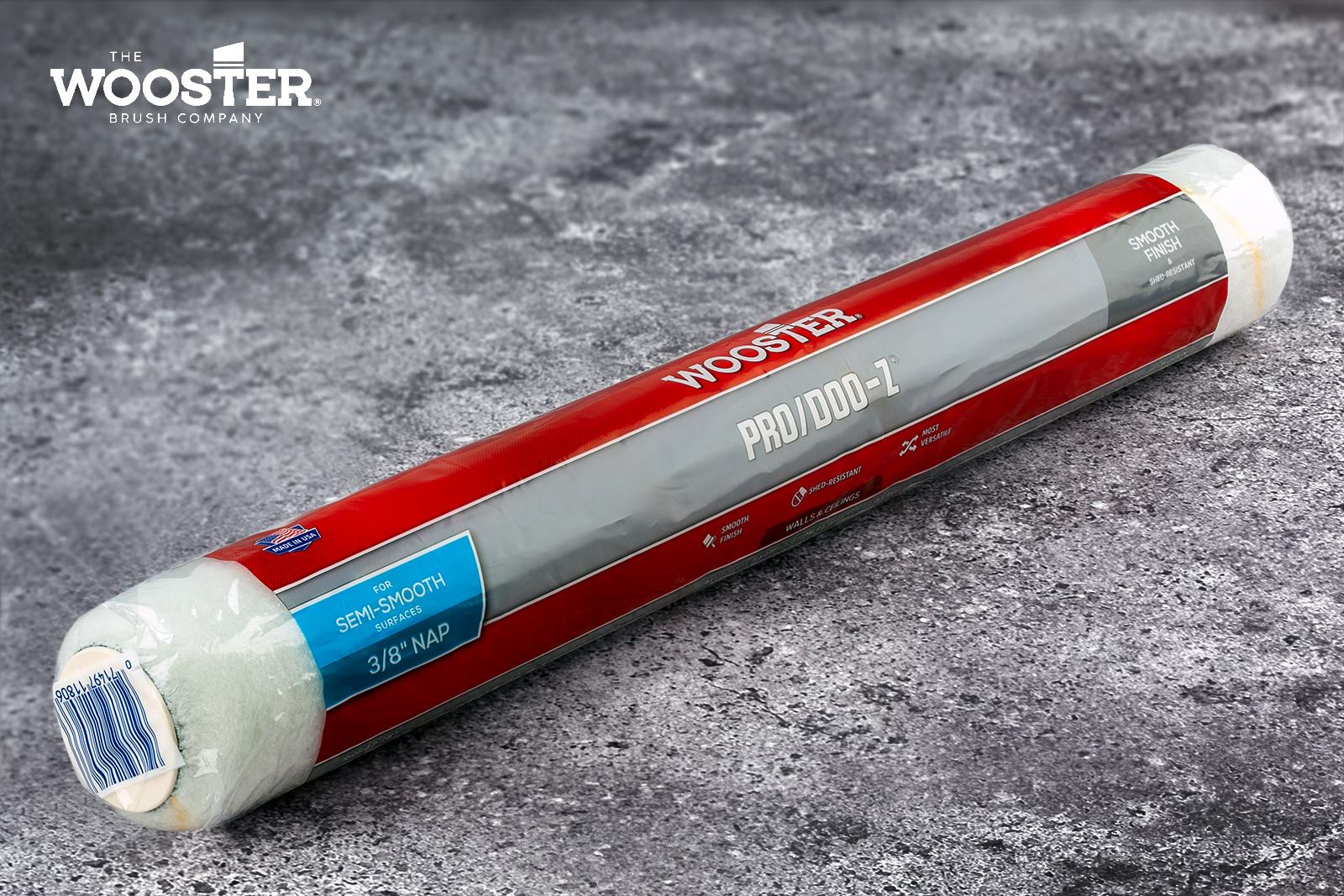 ᐉ Валик малярный Wooster Pro/Doo-Z тканый 46 см 18" ворс 10 мм 3/8 ...