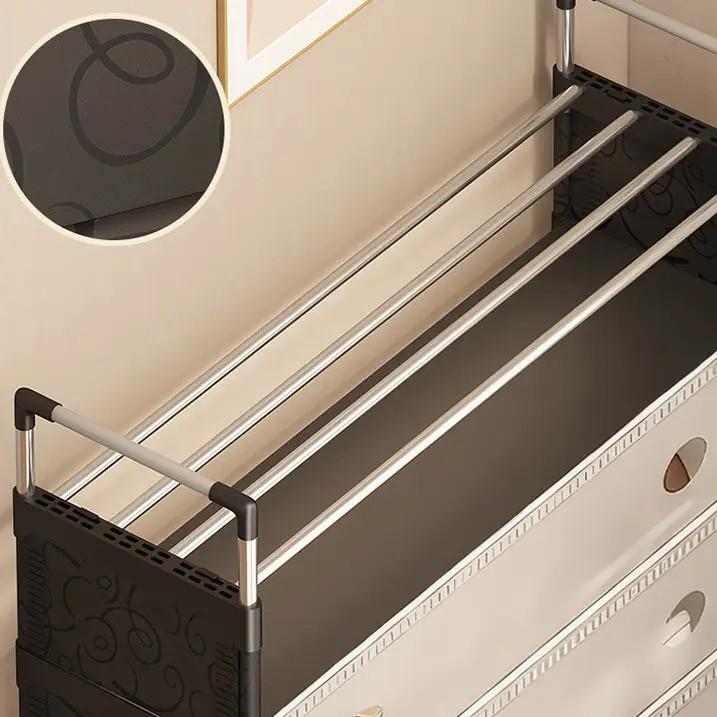 Шафа для взуття пластикова на 6 полиць 140x63x28 см (17159) - фото 3 Шафа для взуття пластикова на 6 полиць 140x63x28 см (17159) - фото 3