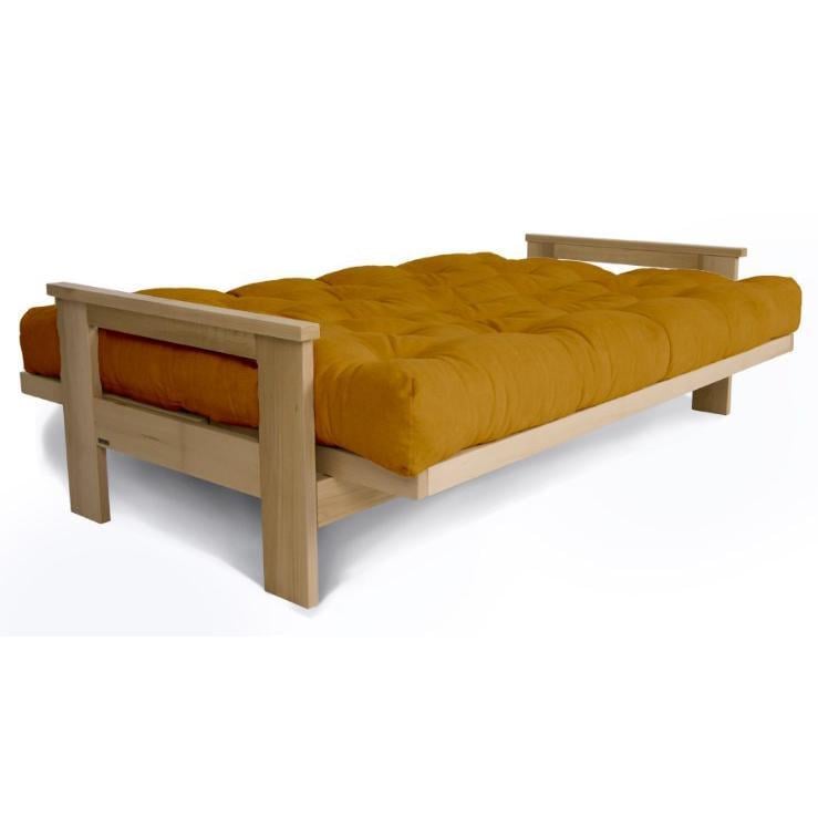 Диван-футон раскладной Woodman Mexico из массива дерева без покрытия Оранжевый - фото 2