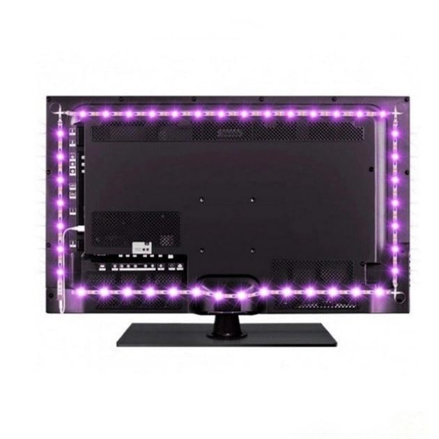 Светодиодная лента RGB 5050 LED с контроллером 2 м (5734585458) - фото 3