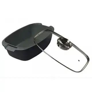 Жаровня-каструля Royalty Line з арома кришкою/мармурове покриття для духовки і плити (01142) - фото 3