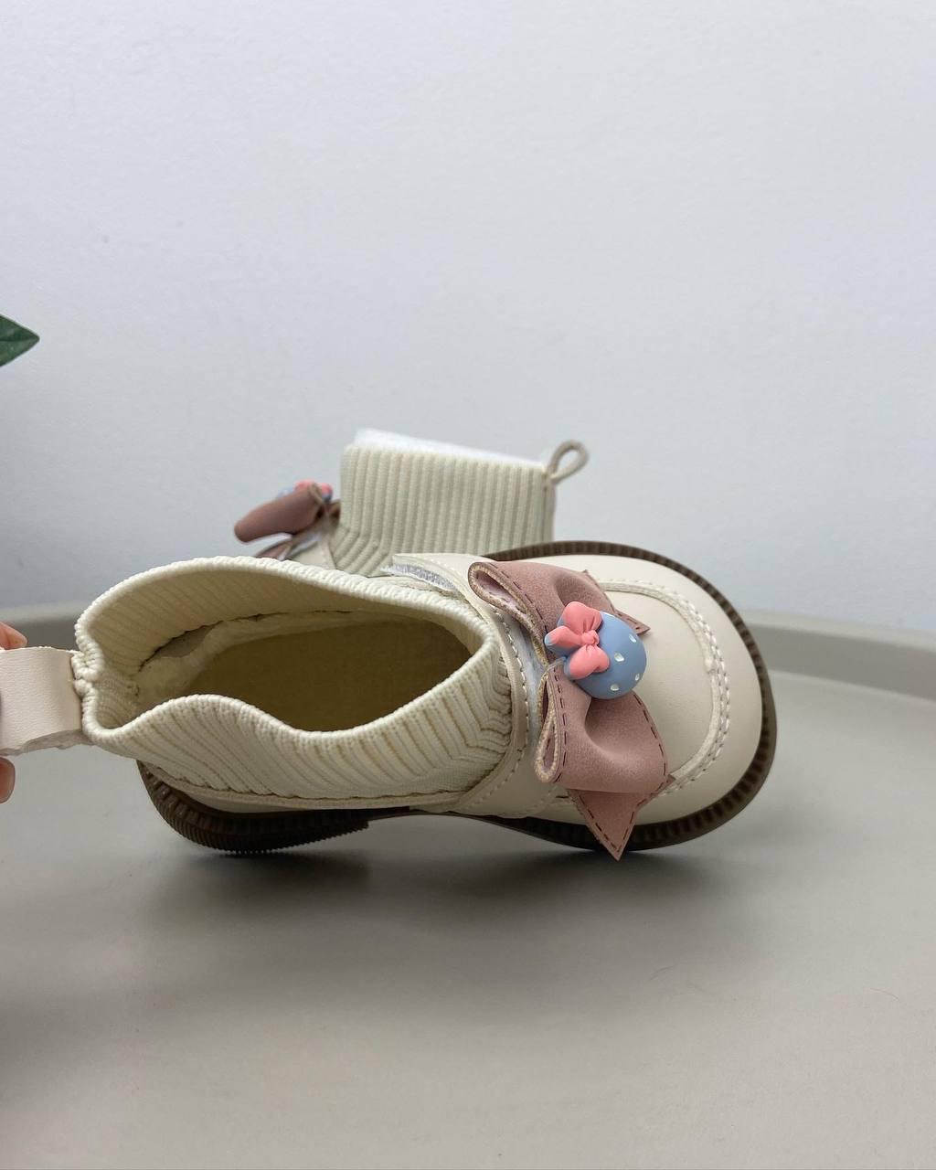 Ботинки осенние детские р. 19 Бежевый (757) - фото 6 Ботинки осенние детские р. 19 Бежевый (757) - фото 6