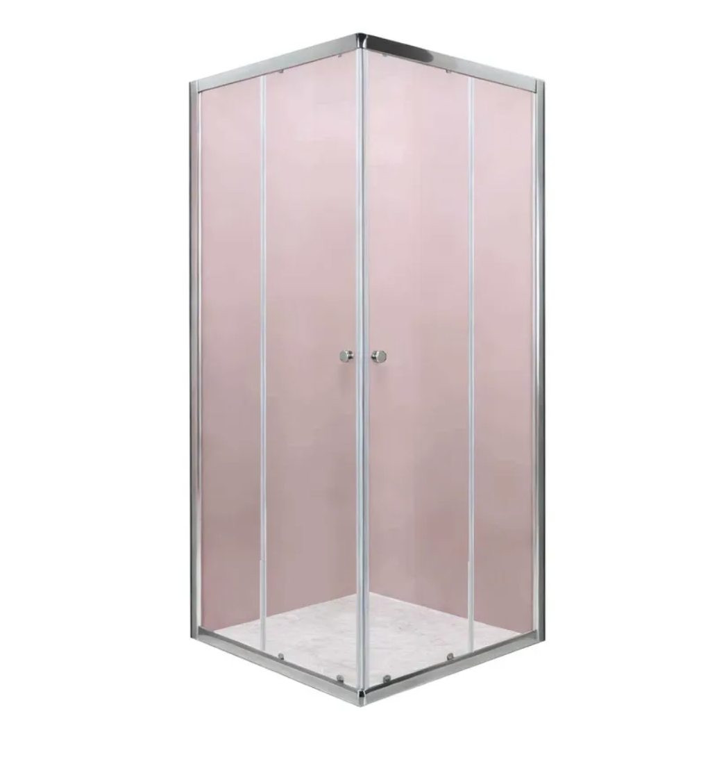 Душевая кабина без поддона MIXXUS Cubic SC01-90x90x185-TR New прозрачное стекло 4 мм Chrome (MI8366)