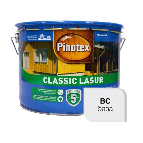 Покрытие декоративное для дерева Pinotex Classic Lasur защита от УФ лучей водо- и грязезащита 3 л Бесцветный (1823361746)
