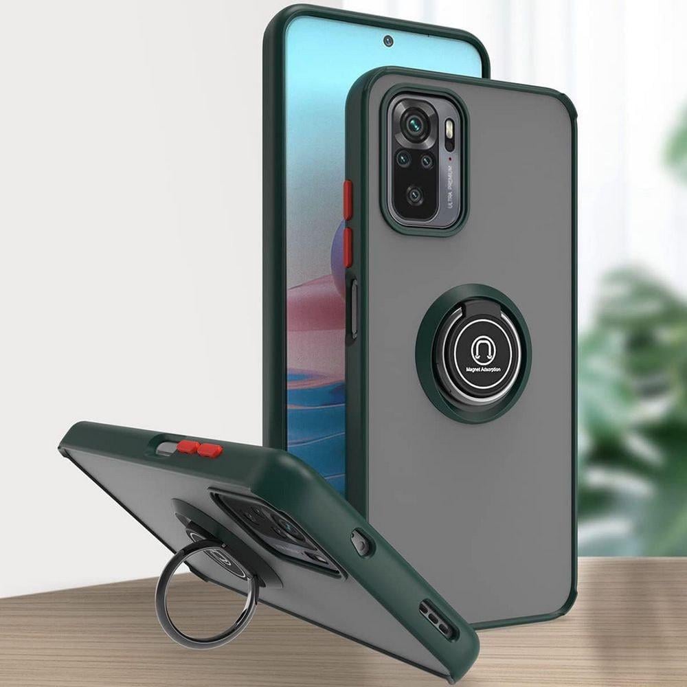 Защитный чехол MatteLuxe Xiaomi Redmi Note 10 (с кольцом) Green (33087-08)