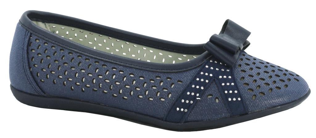 Туфли для девочек 857 г. 35 Синий