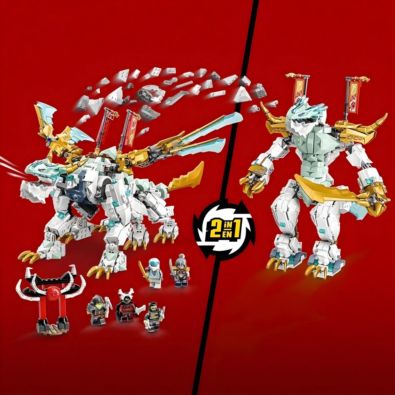 Конструктор Ninjago Крижаний дракон Зейна 1005 деталей (11086) - фото 4