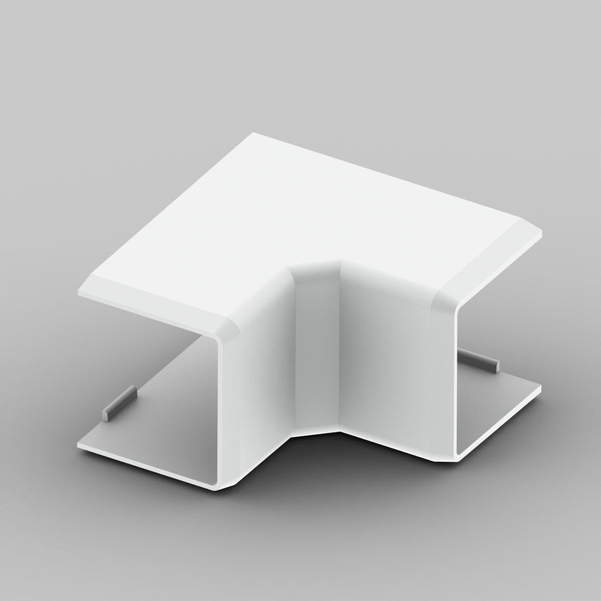 Угол внутренний KOPOS для короба LHD 20x20 мм ПВХ Белый (8625_HB)