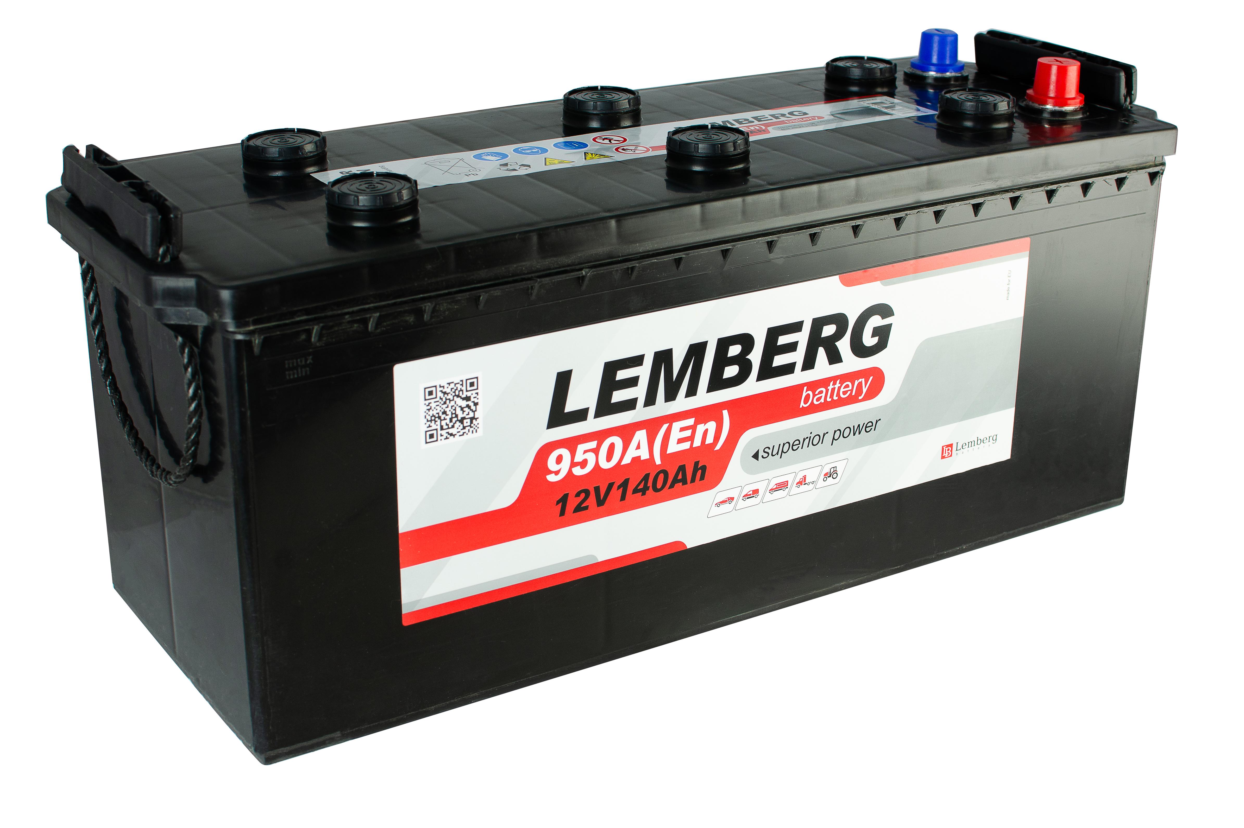 Аккумулятор Lemberg battery 140 Ah/12V 3 плюс сверху
