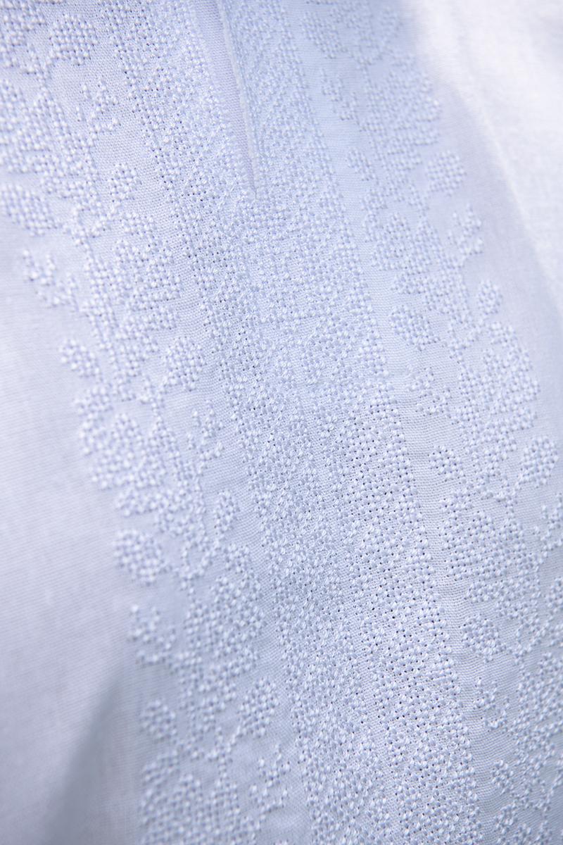 Вышиванка льняная мужская с коротким рукавом 4XL Белый (1884709491) - фото 5 Вышиванка льняная мужская с коротким рукавом 4XL Белый (1884709491) - фото 5